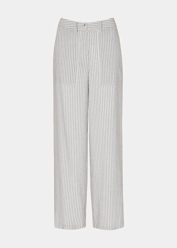 Ivory Luna Stripe Pants 