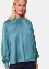 Lea Satin Blouse