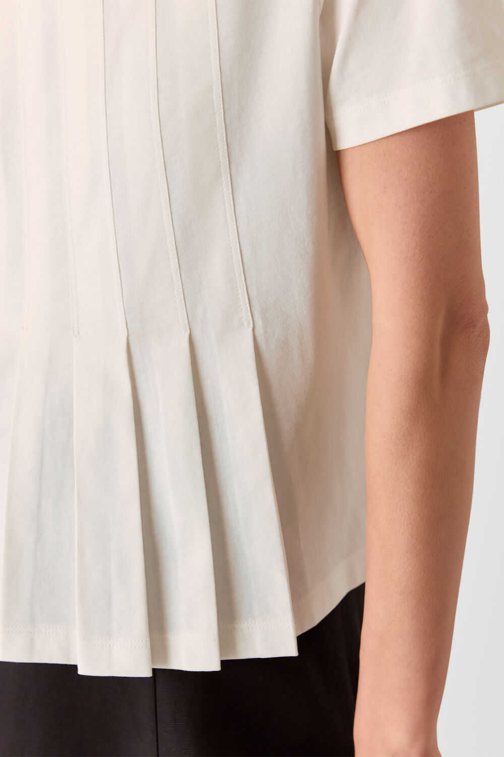 Pleat Detail Top