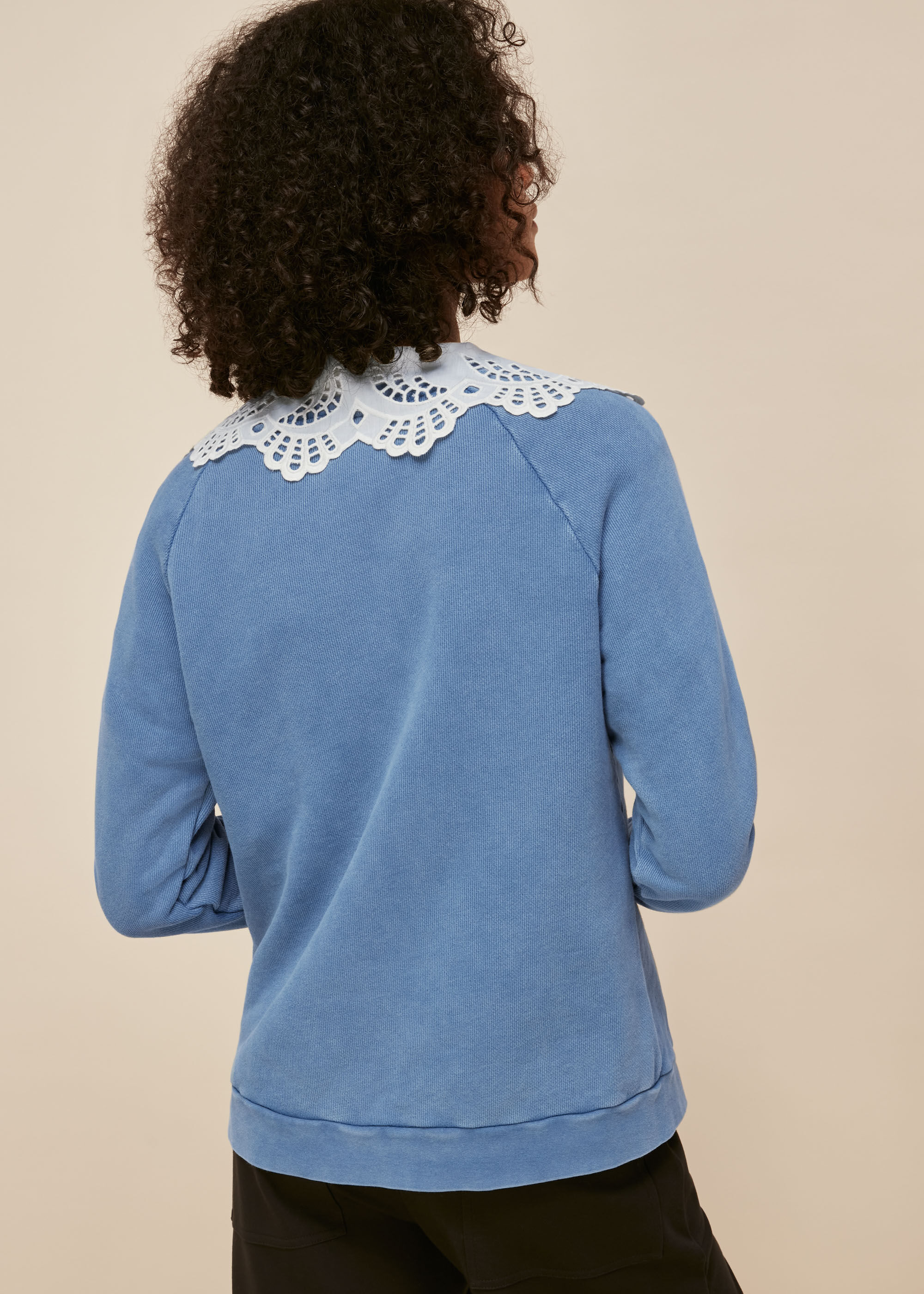 Whistles bonjour outlet sweatshirt pink
