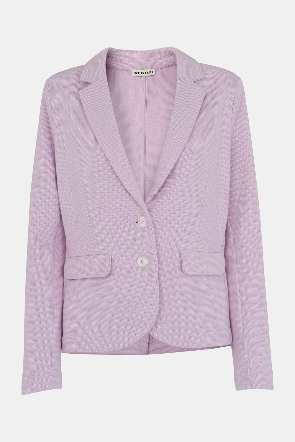 Lilac Slimline Jersey Jacket
