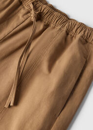 Utility Cotton Barrel Trouser
