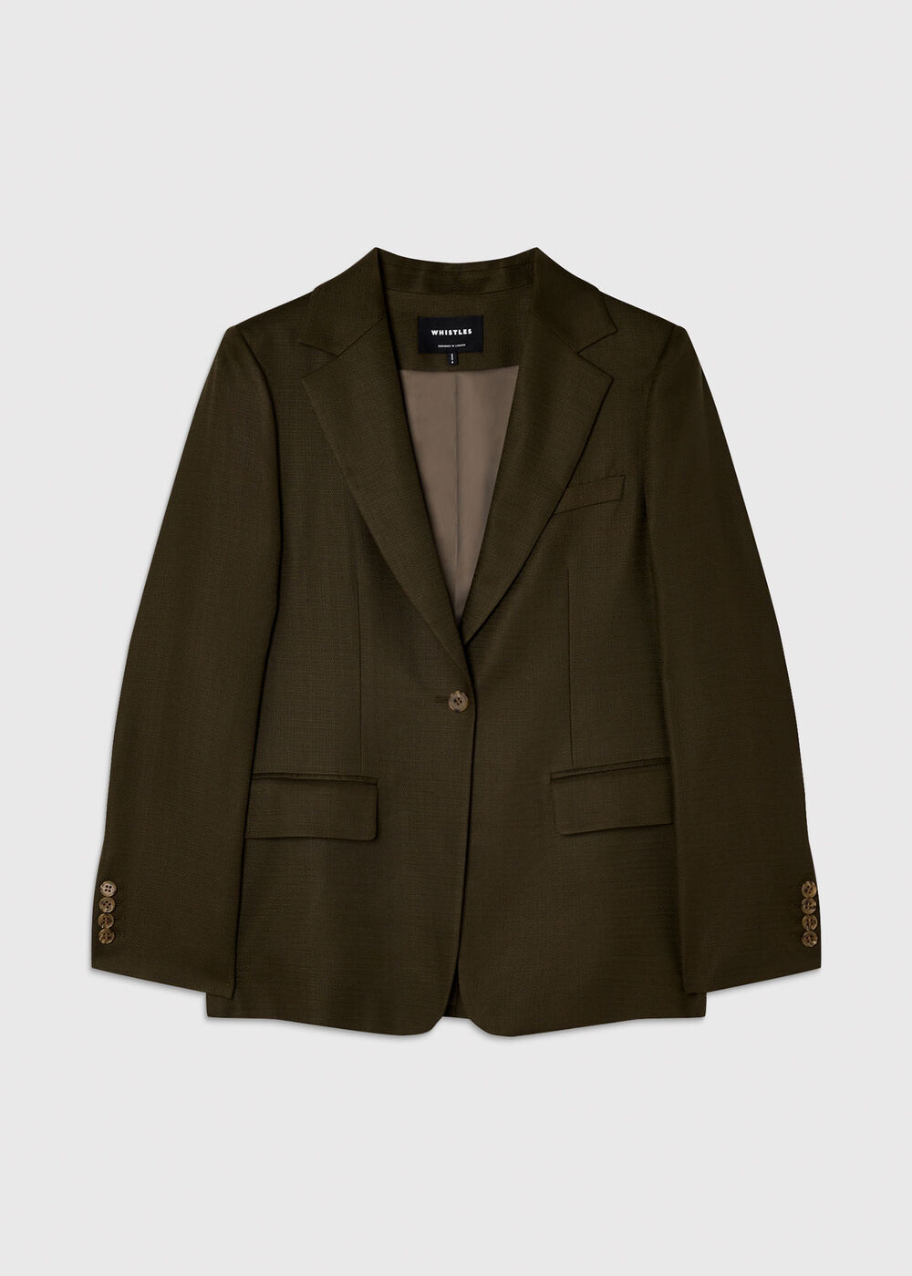 Relaxed Hopsack Blazer
