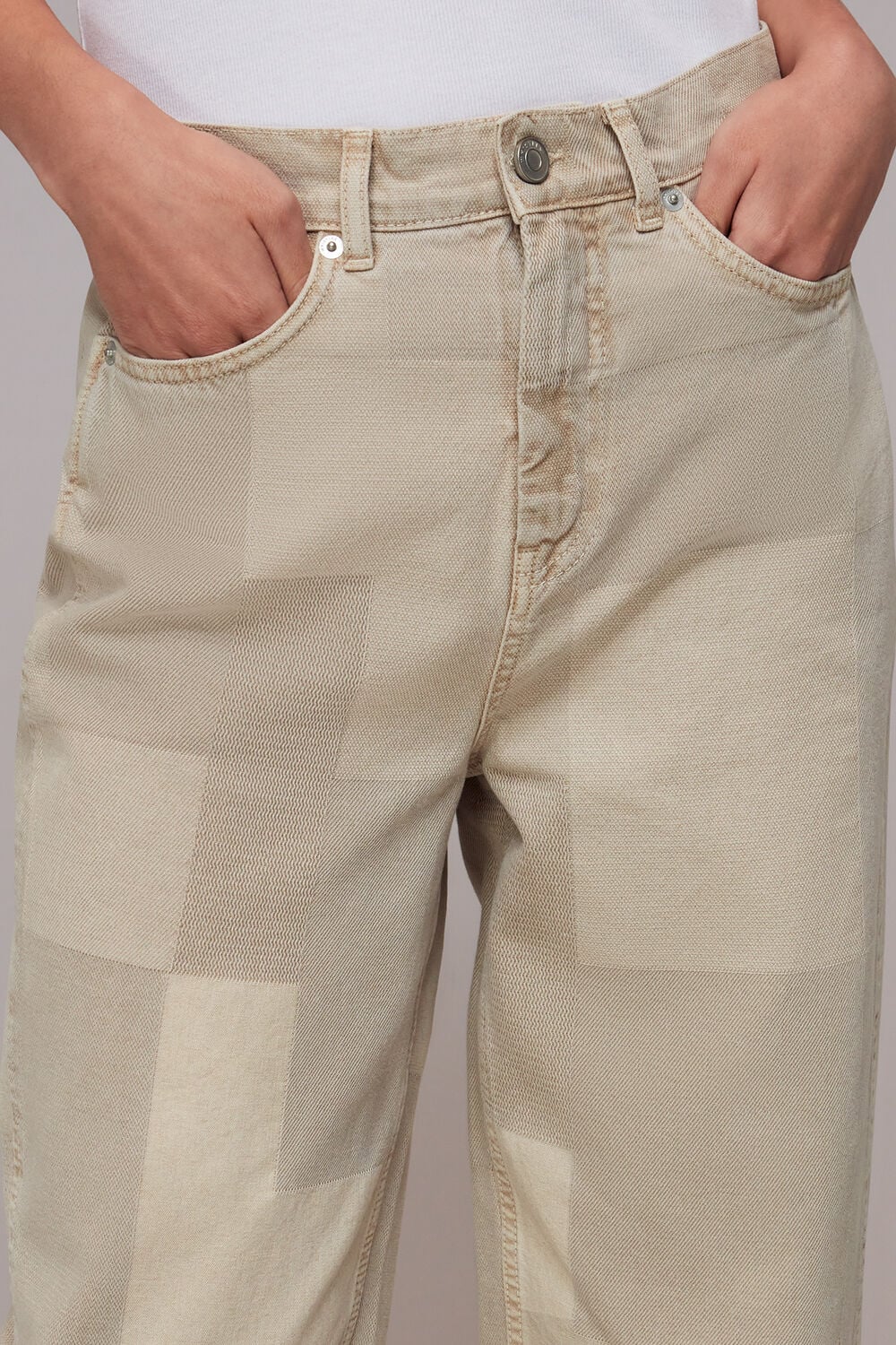 Stone Authentic Patchwork Jean