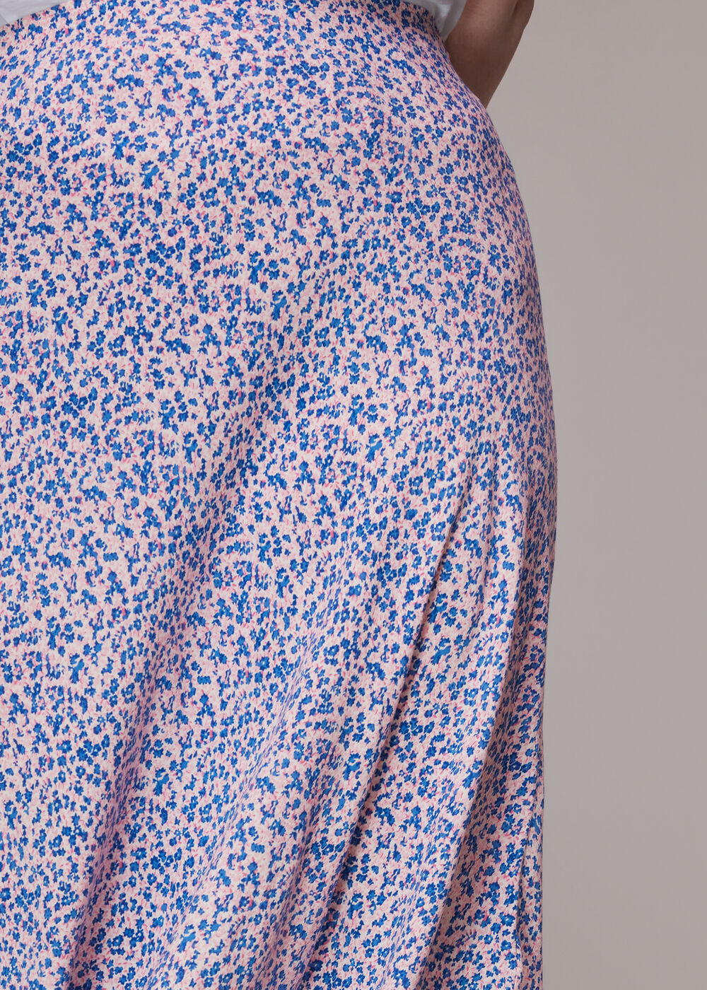 Floral Garden Bias Cut Skirt