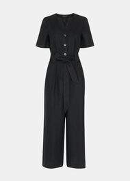 Petite Fiona Linen Button Jumpsuit