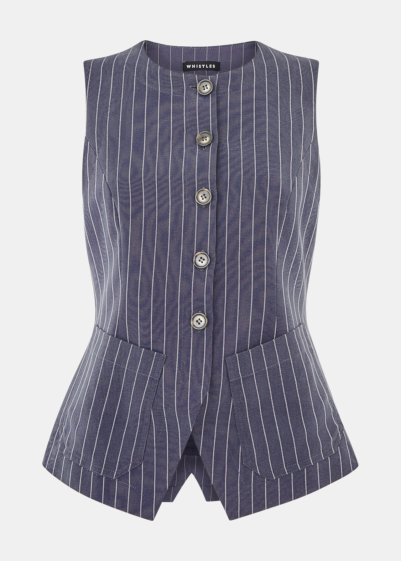 Navy Lottie Pinstripe Coord