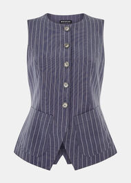 Navy Lottie Pinstripe Coord