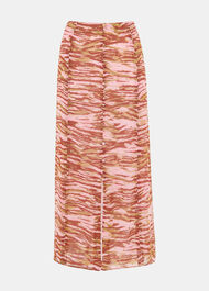 Clouded Tiger Button Skirt