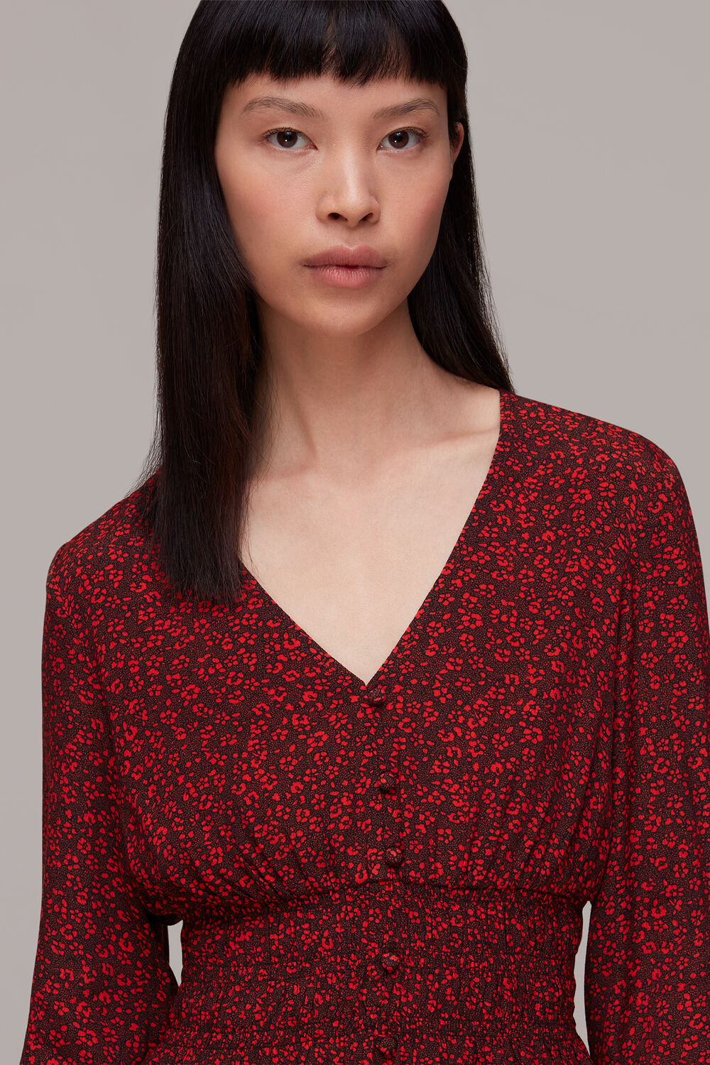 Pansy Dot Jenny Peplum Top