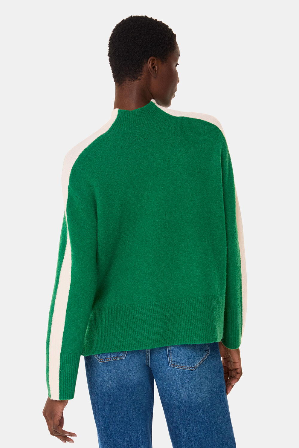 Colourblock Wool Mix Knit