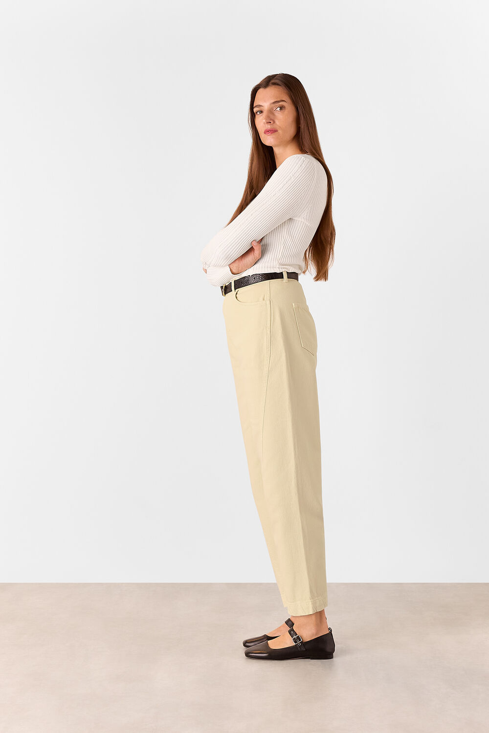 Lola Cotton Blend Trouser