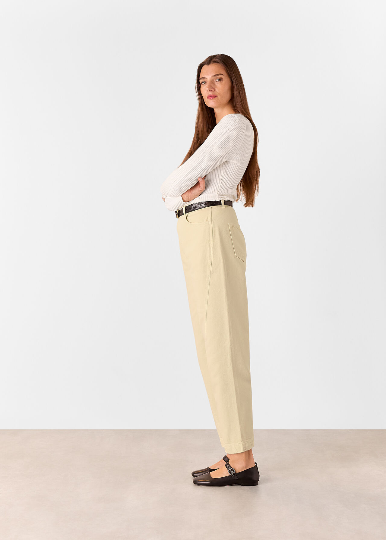 Lola Cotton Blend Trouser