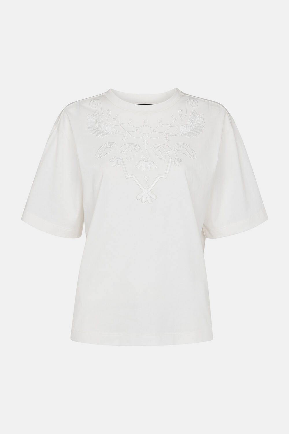 Embroidered Cotton T-Shirt