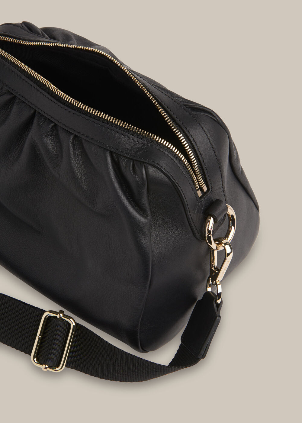 Leonie Gathered Shoulder Bag