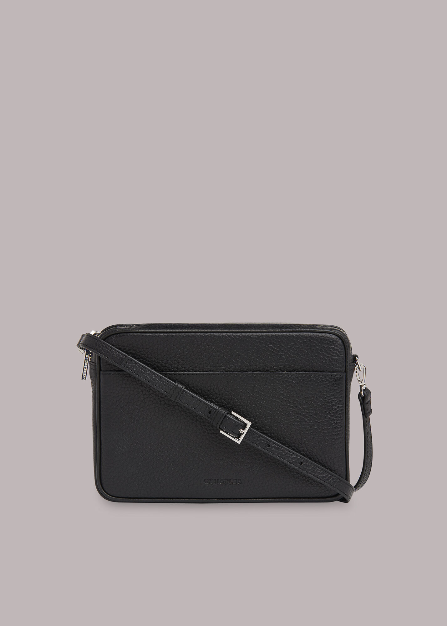 Black Carmen Crossbody Bag | WHISTLES |