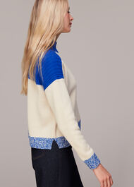 Mouline Trim Sweater