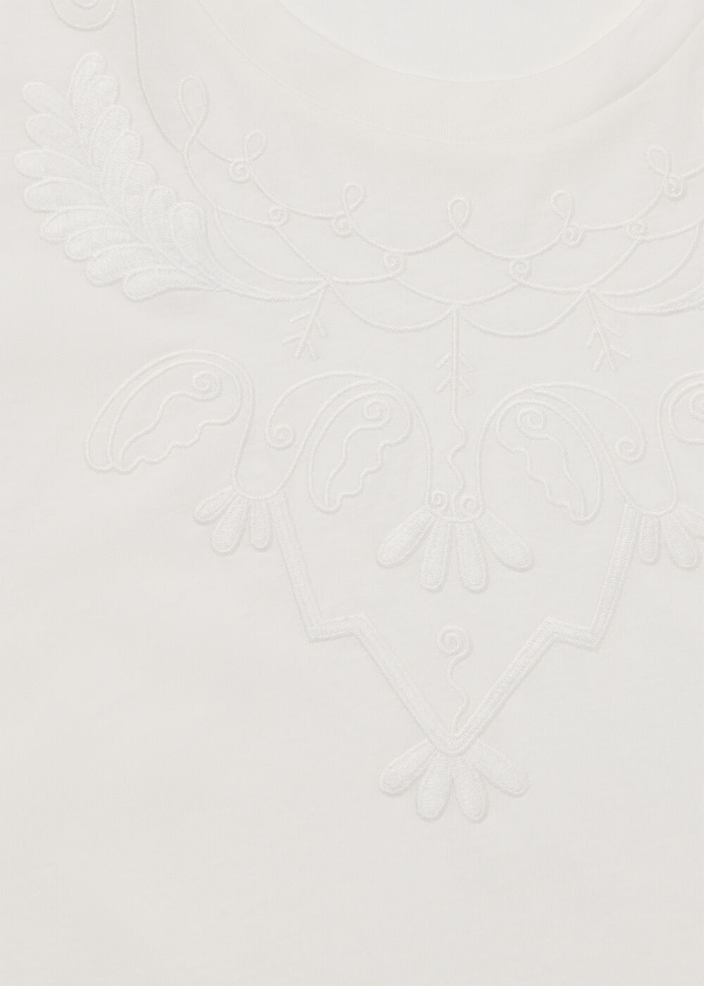 Embroidered Cotton T-Shirt