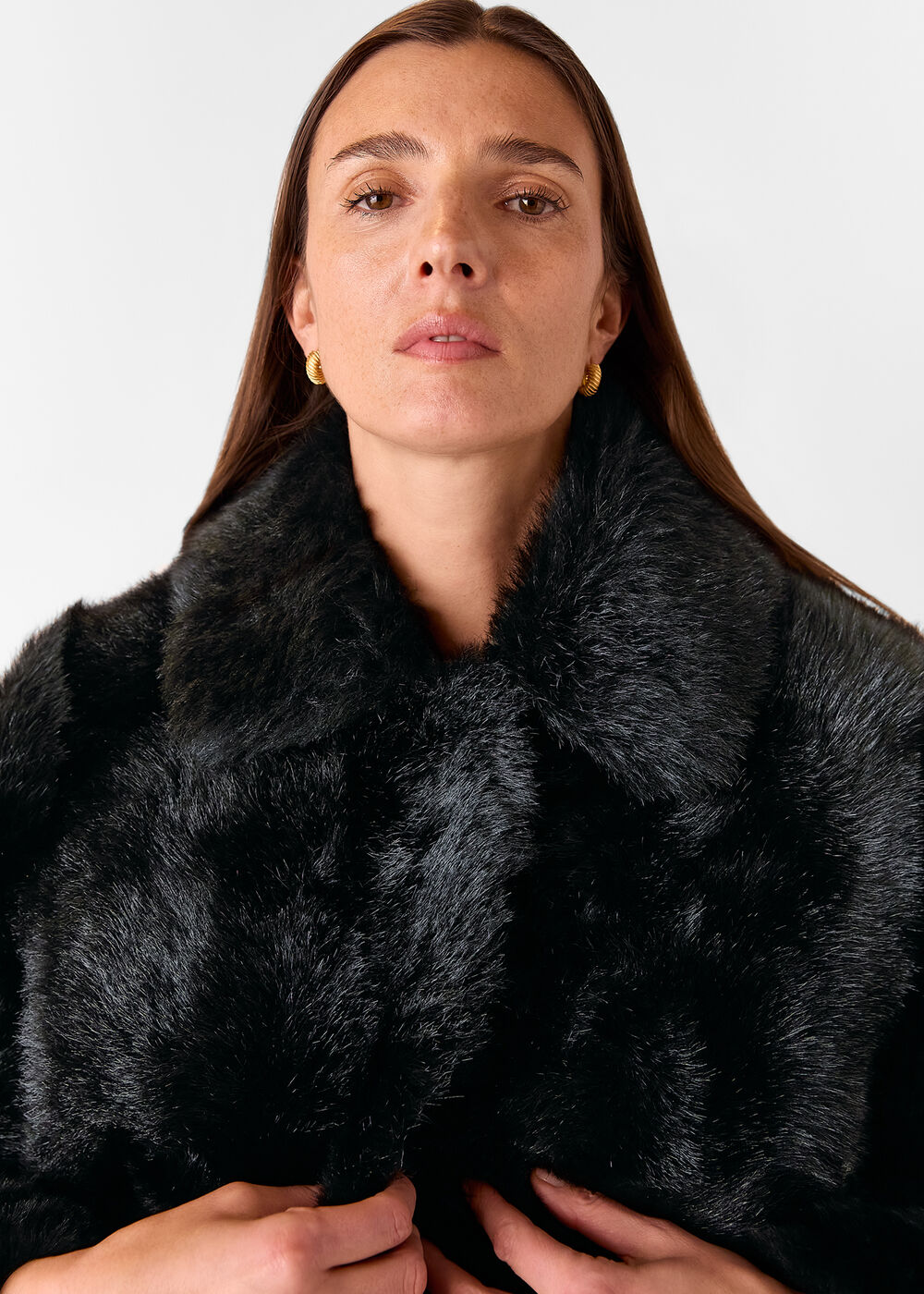 Odette Long Shearling Coat