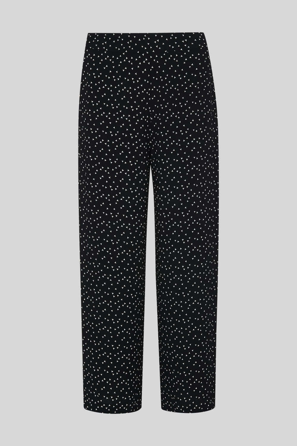 Micro Triangle Crepe Trouser Black/Multi