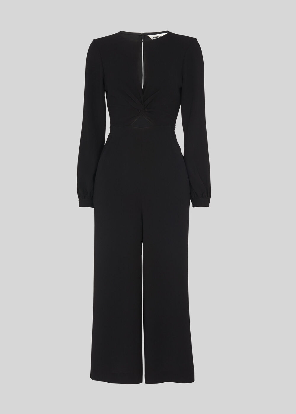 Lexi Twist Front Jumpsuit Black