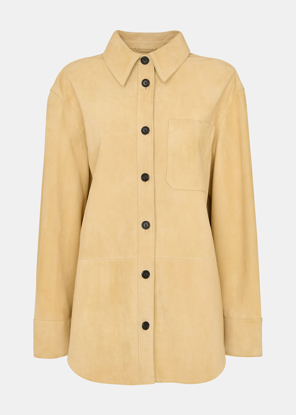 Sam Suede Leather Overshirt