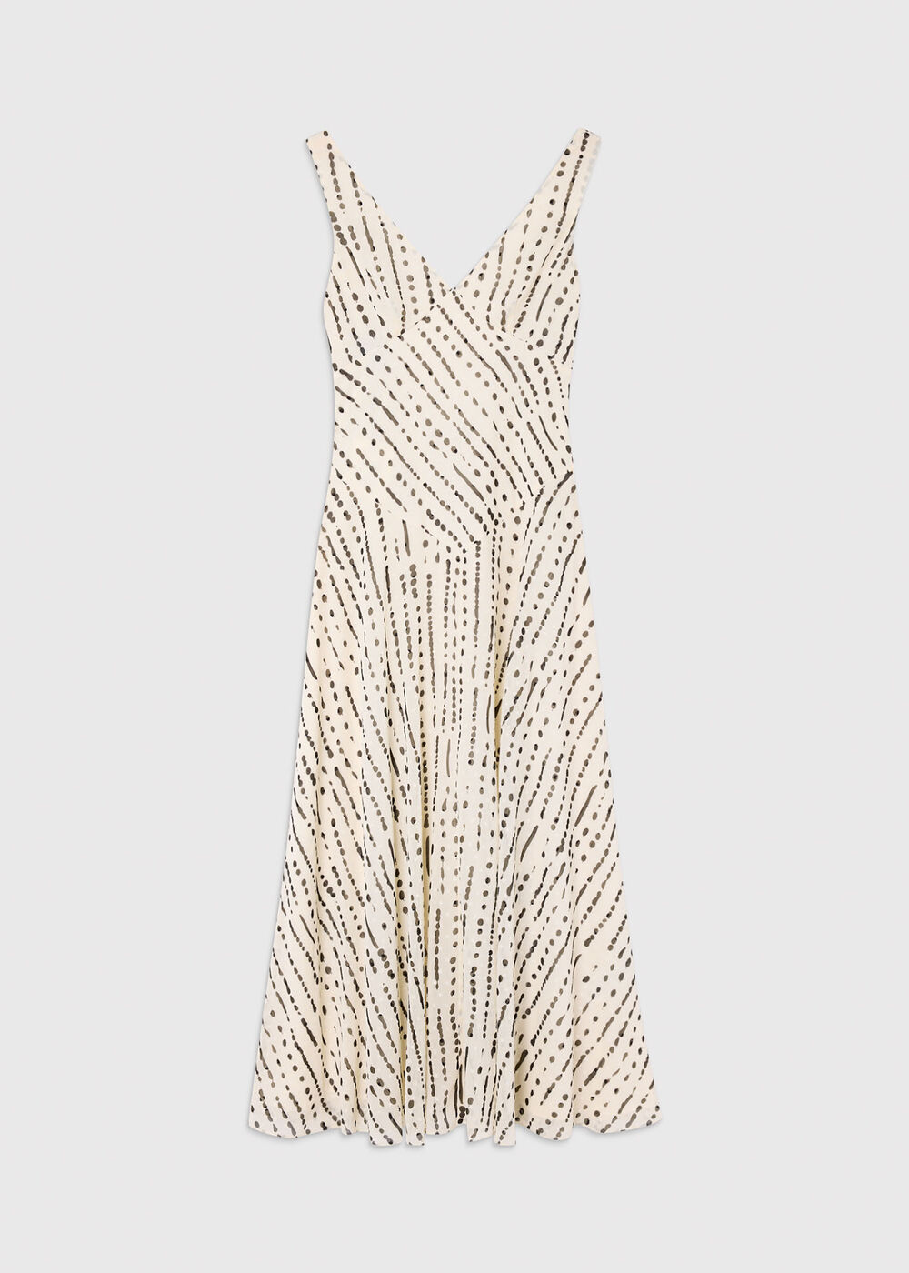 Dashed Spot Dobby Maxi Dress