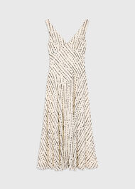 Dashed Spot Dobby Maxi Dress