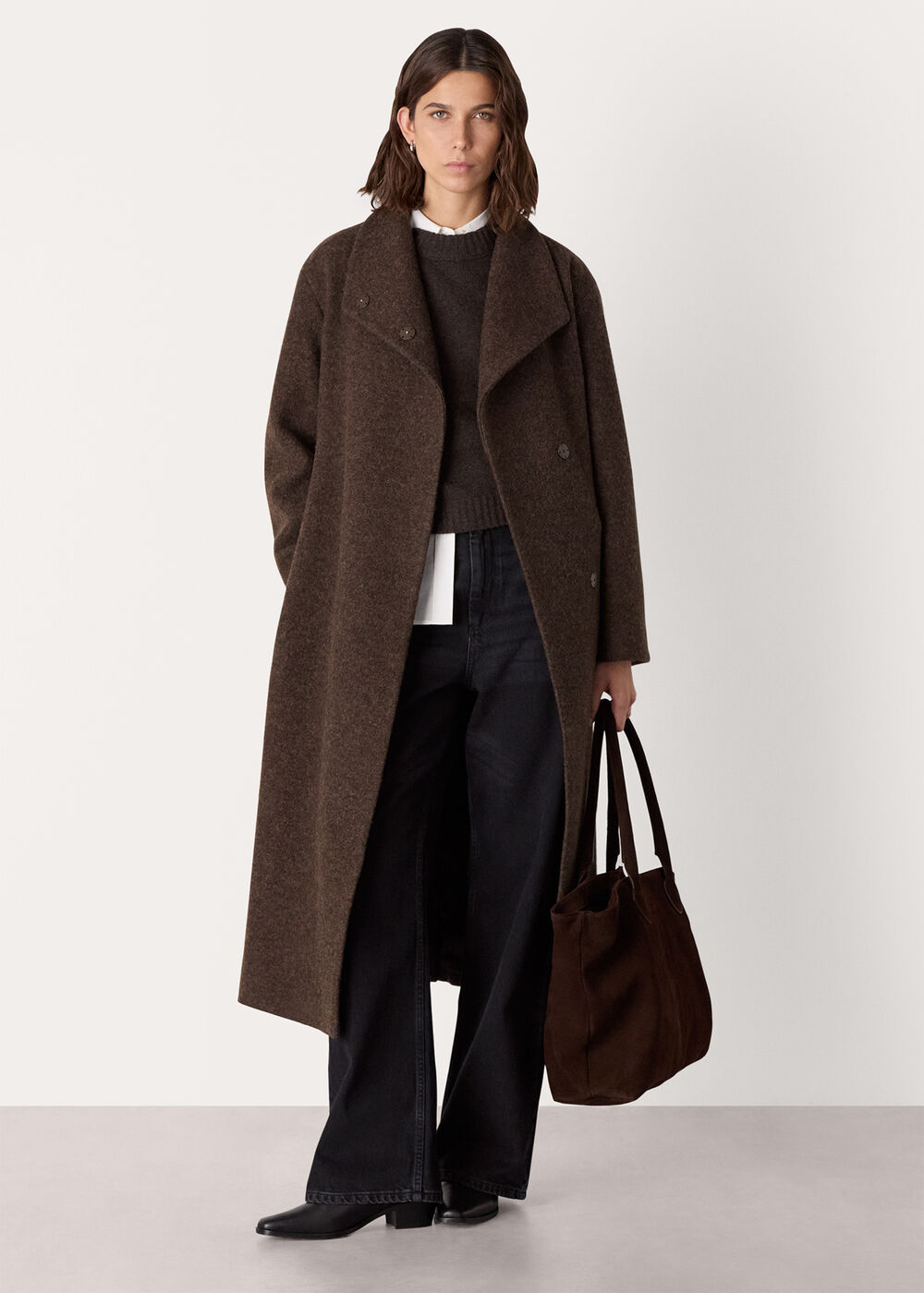 Morgan Funnel Neck Coat
