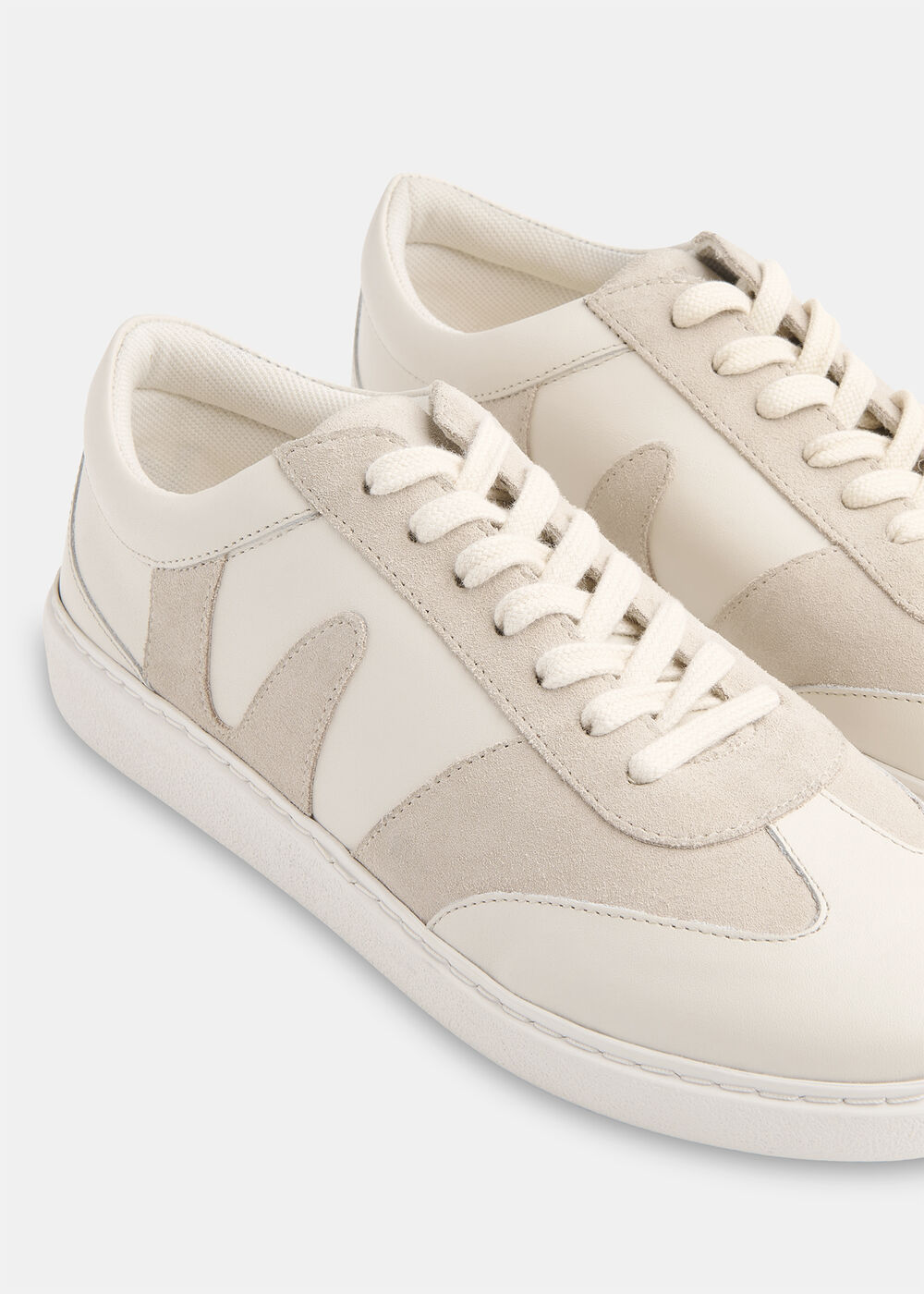 Suede Leather Mix Trainer