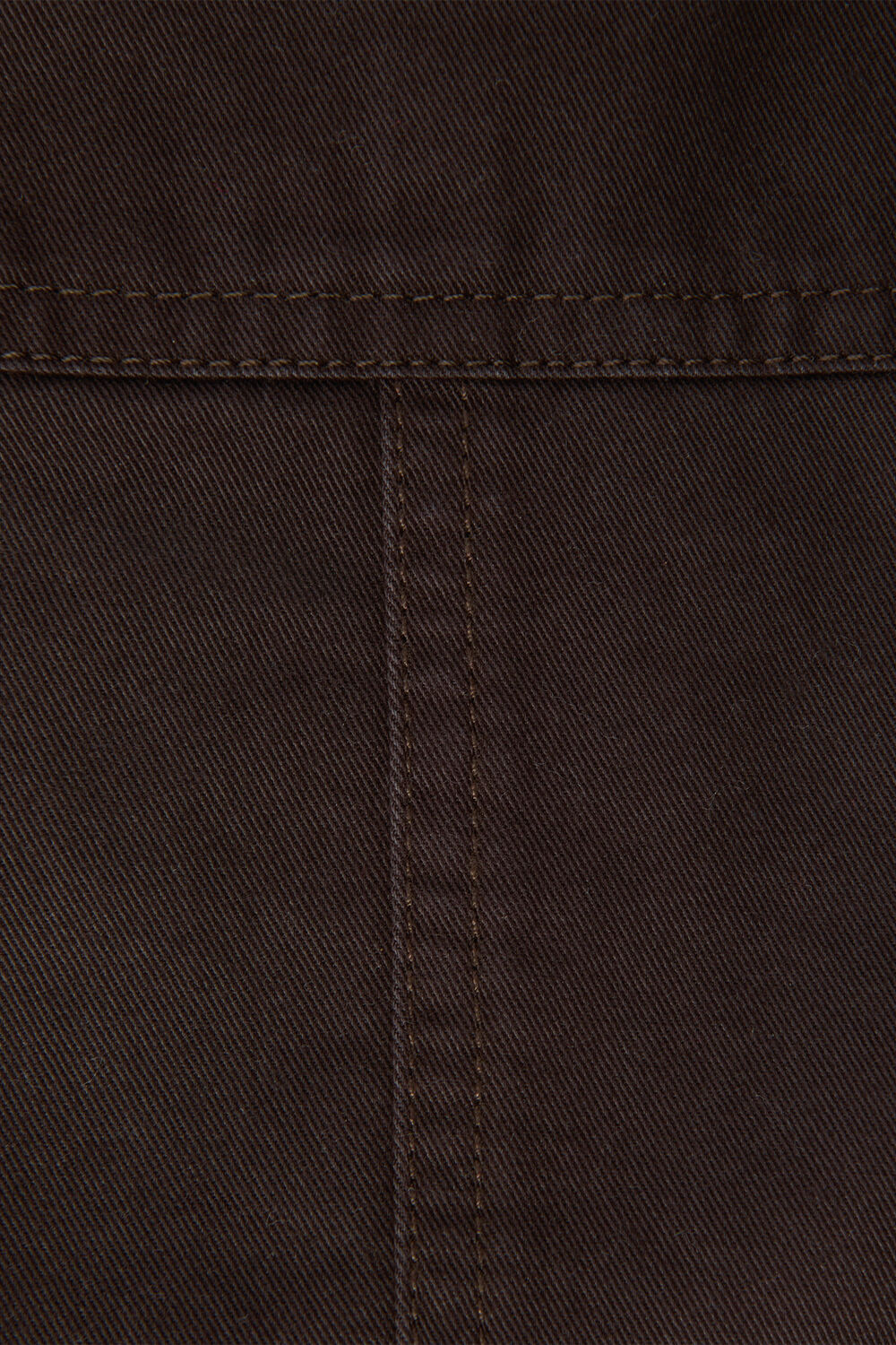 Belted Cotton Barrel Trouser