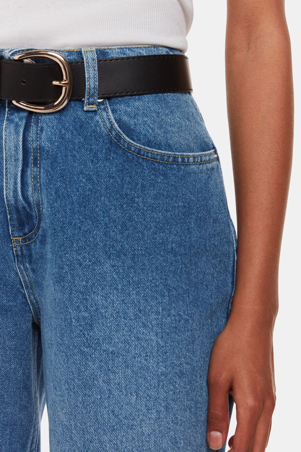 Petite Straight Leg Full Length Jean