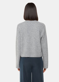 Wool Mix Pocket Cardigan