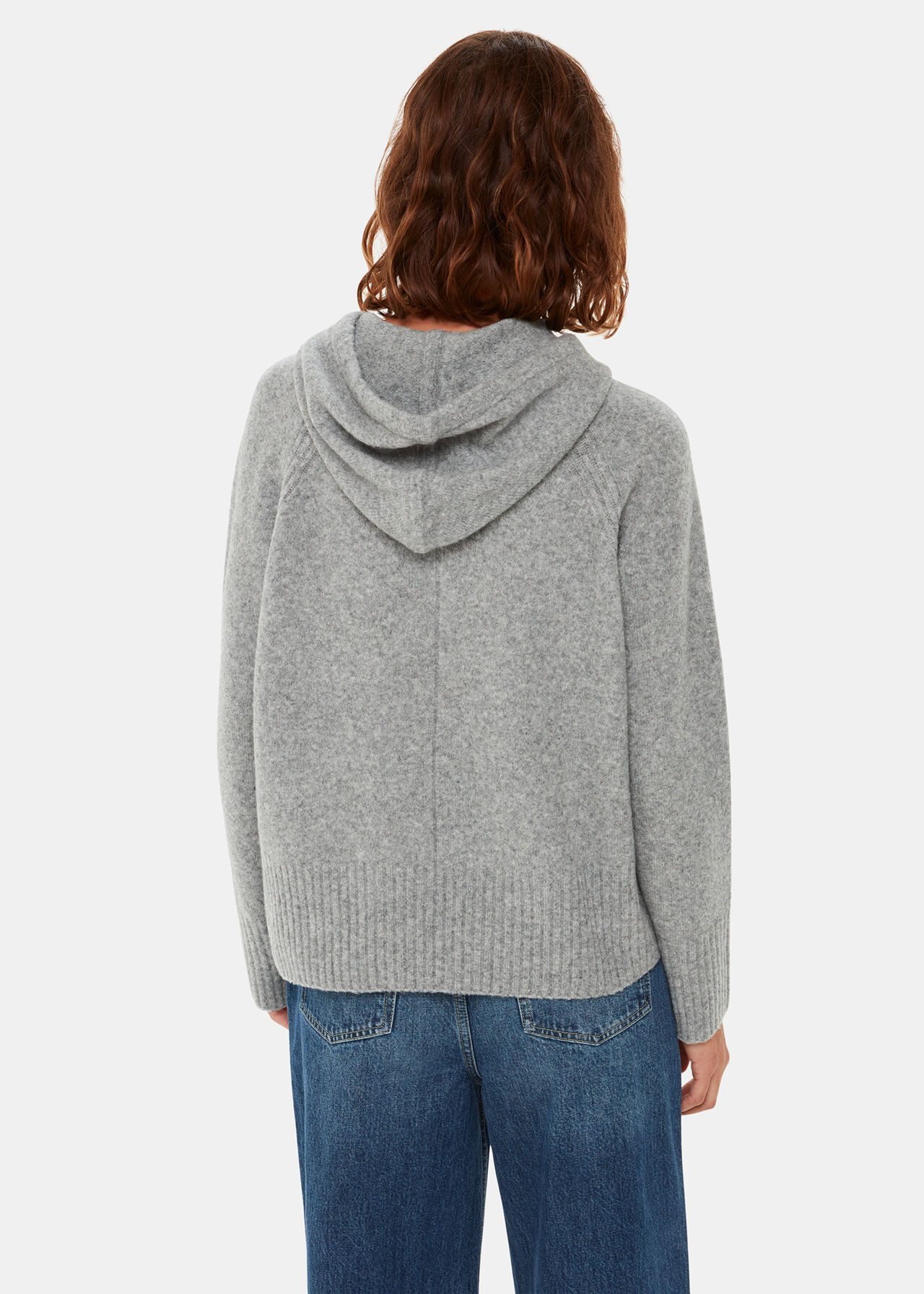 Textured Hooded Sweater