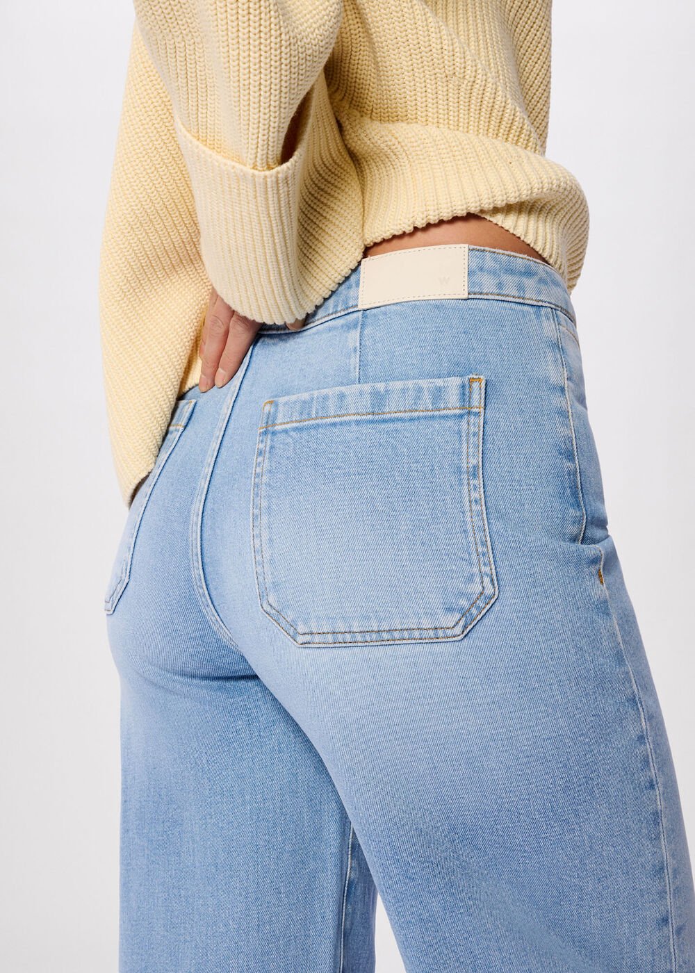 Stretch Straight Ankle Jean