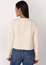 Petite Anne Ponte Button Jacket