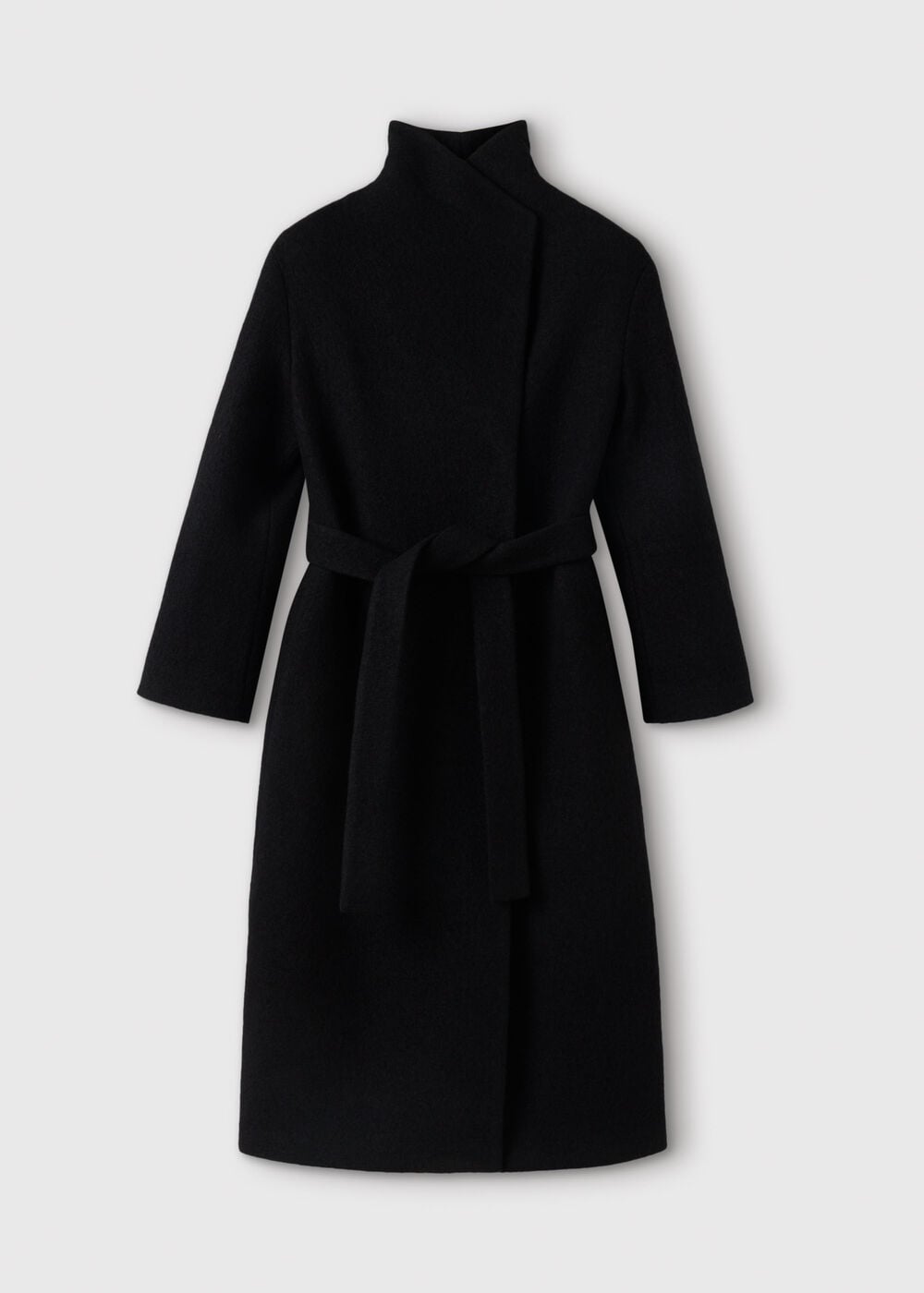 Petite Morgana Wool Funnel Wrap Coat