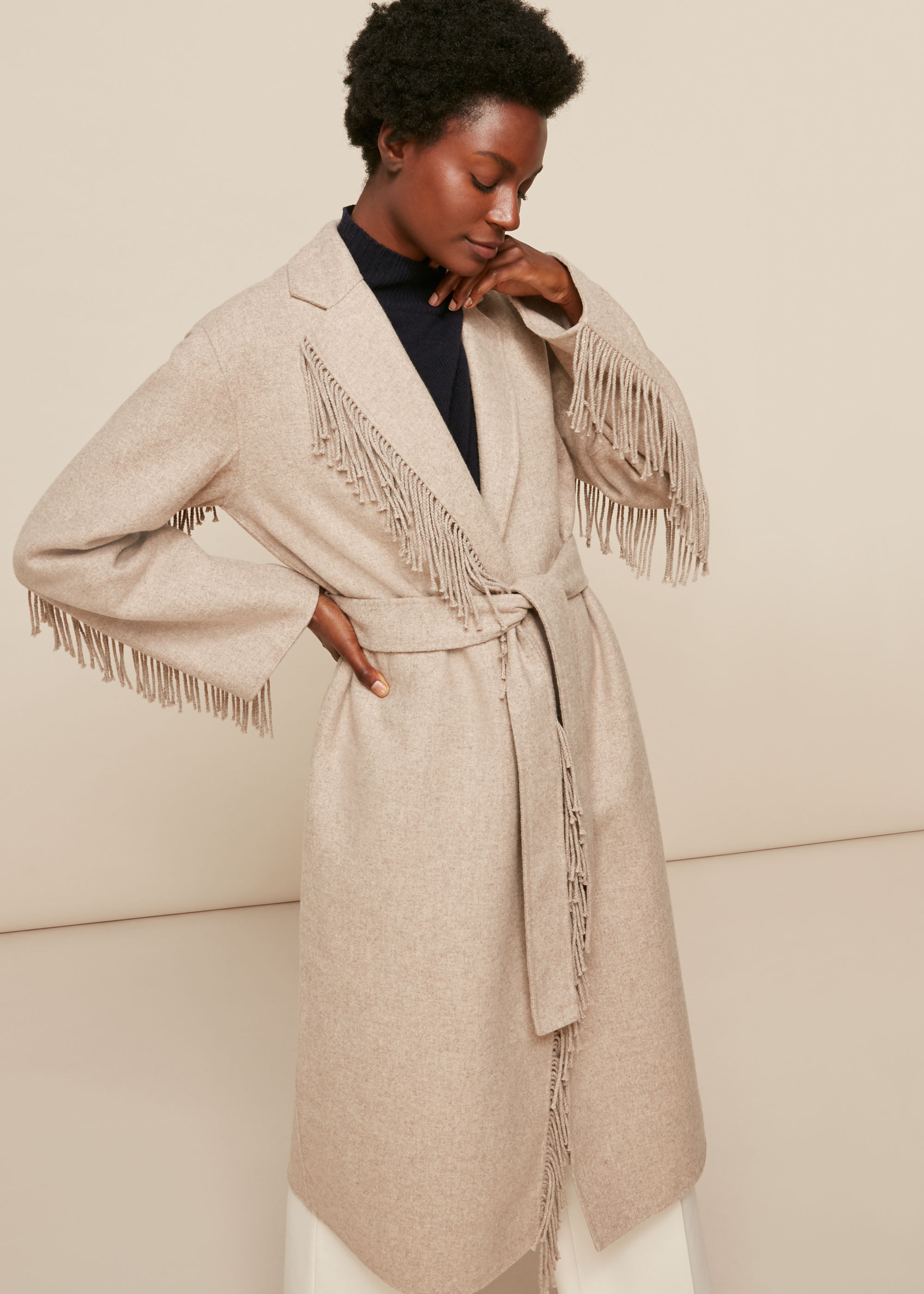 Tassel coat hot sale
