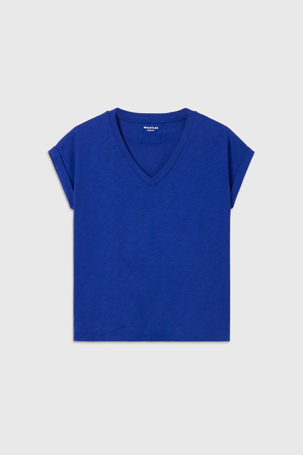Willa V-Neck Cap Sleeve Tee