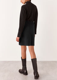 Patch Pocket Knitted Skirt