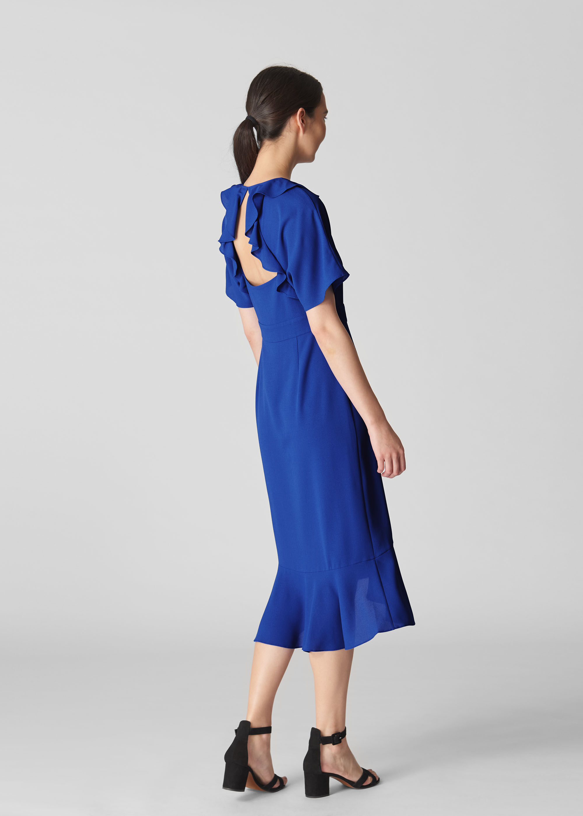 whistles josephine wrap dress