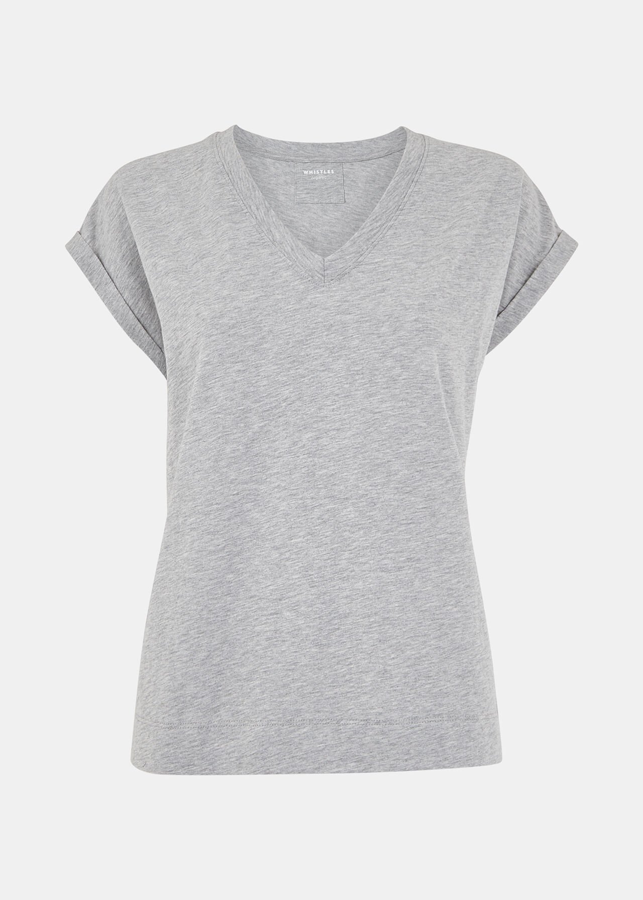 Willa V-Neck Cap Sleeve Tee