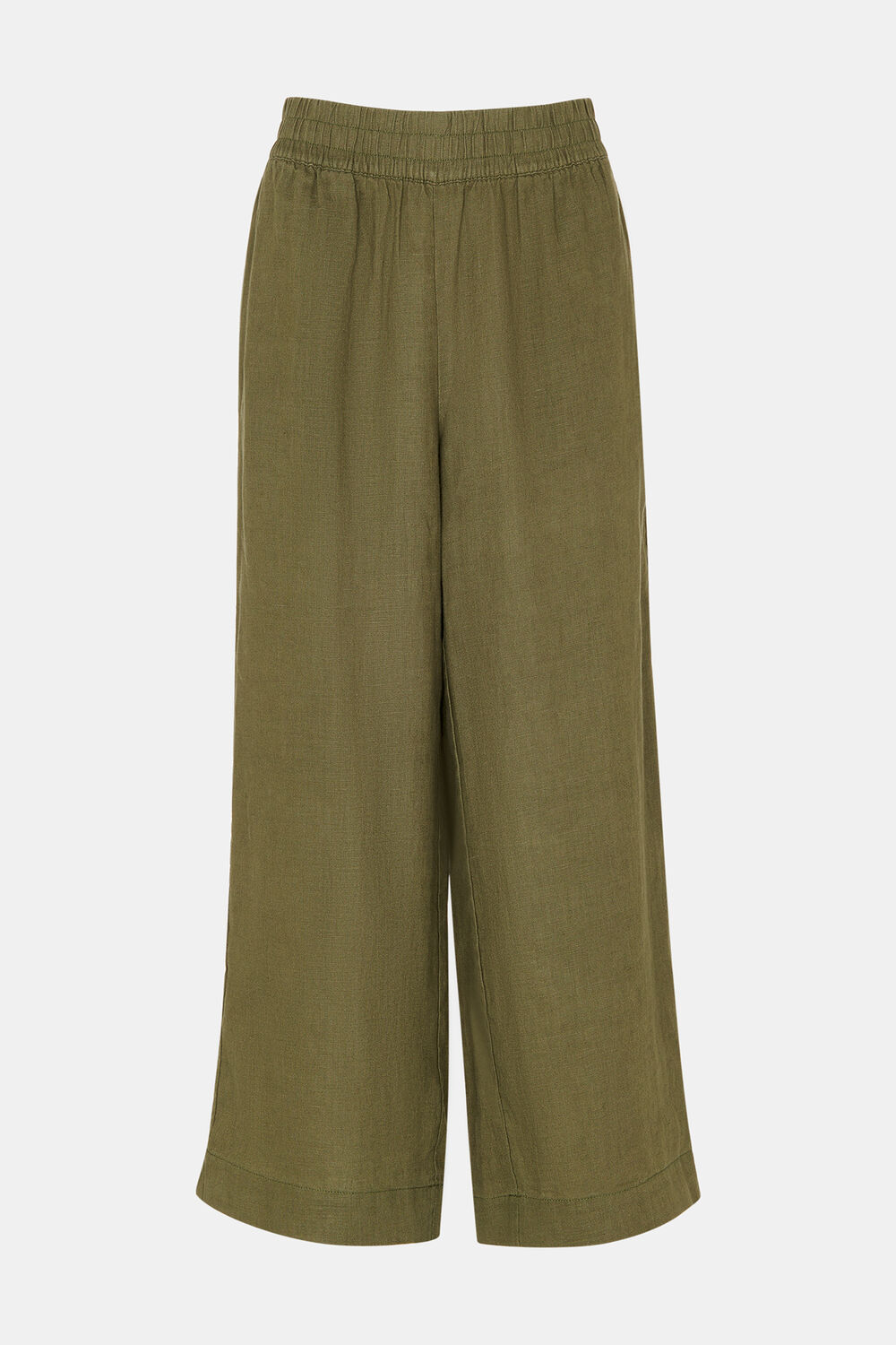 Khaki Linen Pocket Trouser