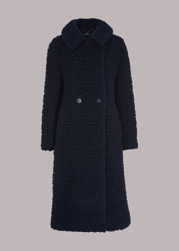 Lottie Teddy Wool Coat