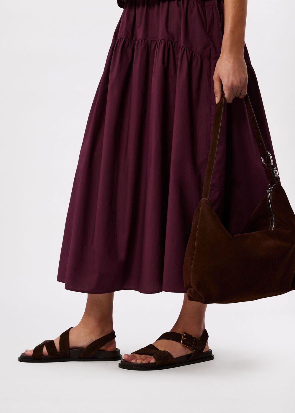 Asymmetric Buckle Sandal