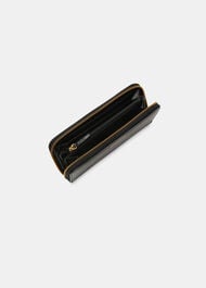 Shiny Croc Long Purse