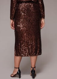 Sequin Column Skirt
