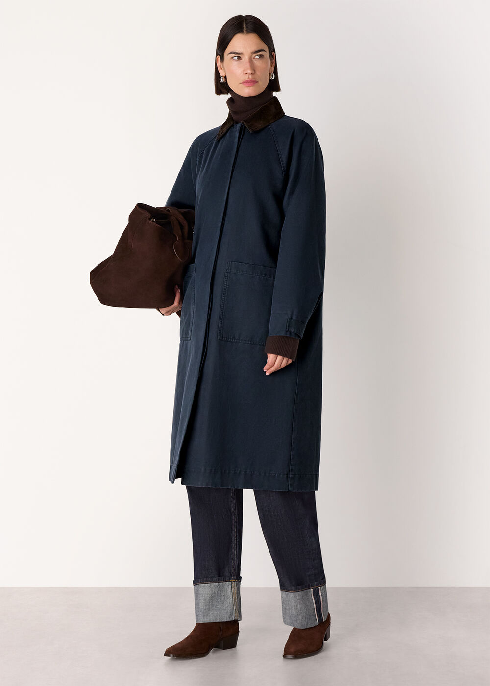 Gabriella Waxed Overcoat