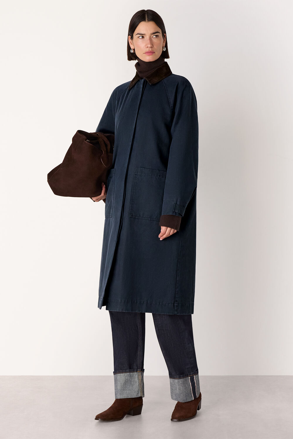 Gabriella Waxed Overcoat