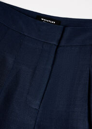 Wide Leg Hopsack Trouser